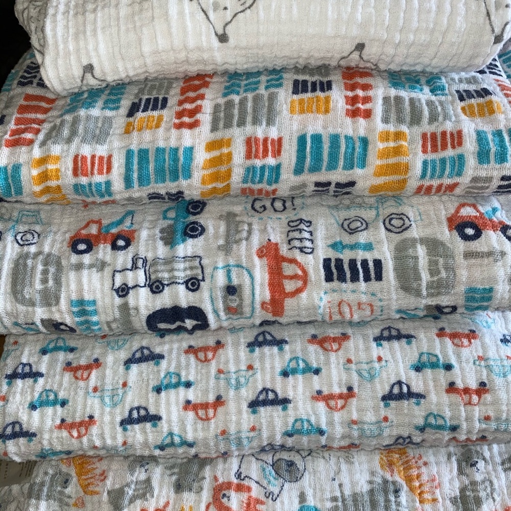Aden & Anais Muslin blankets